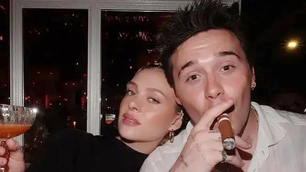 贝克汉姆|贝克汉姆儿媳庆生！穿透视装近乎赤身，与帅哥亲脸遭丈夫警告