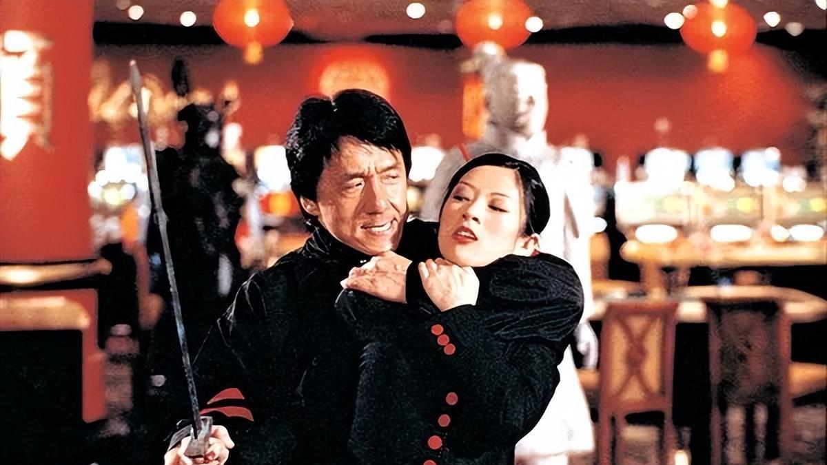 章子怡|22年前的《尖峰时刻2》庆功宴，成龙：礼物呢？章子怡：我就是今晚的礼物