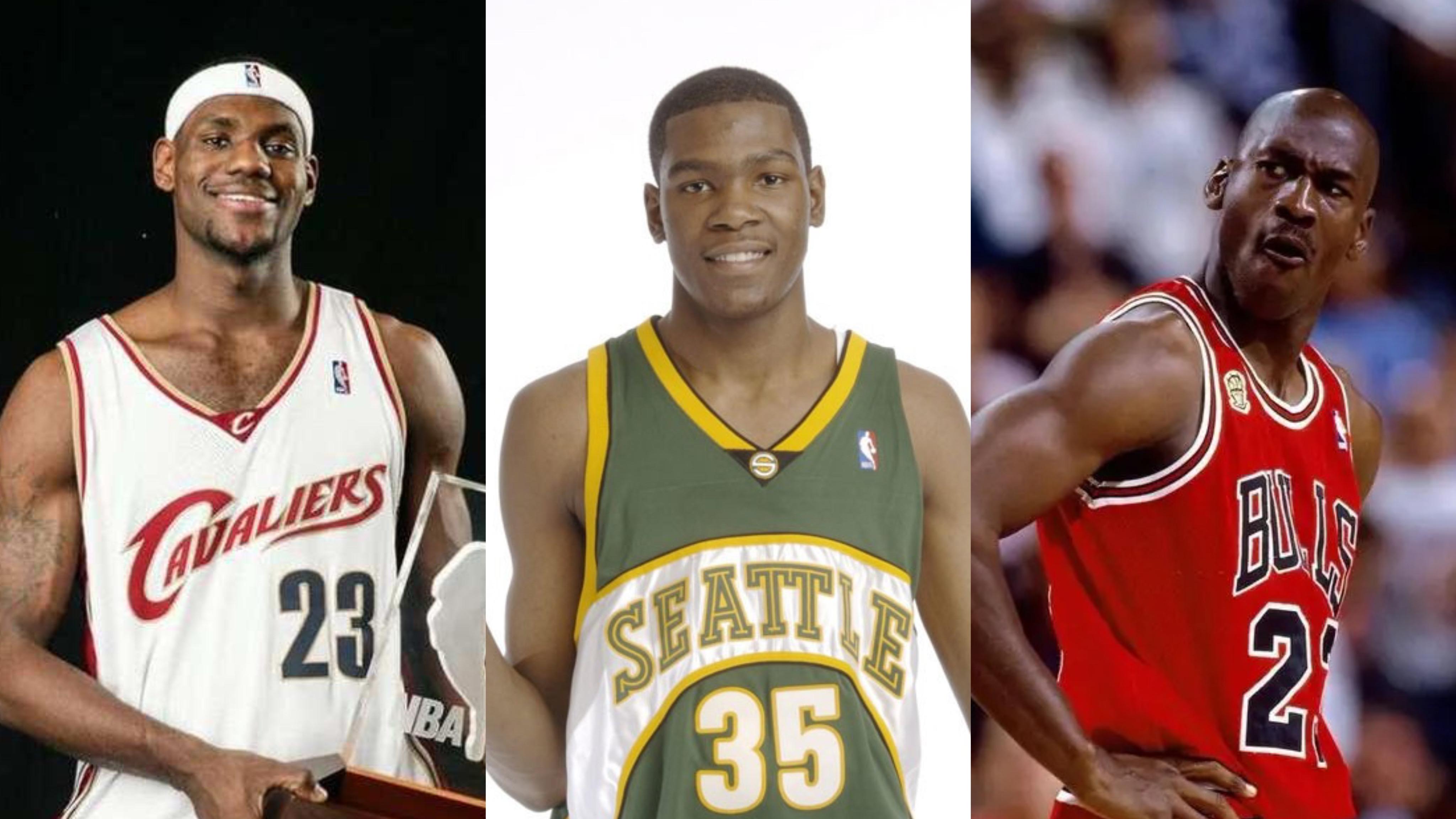 NBA历史状元、榜眼、探花职业生涯总得分TOP10