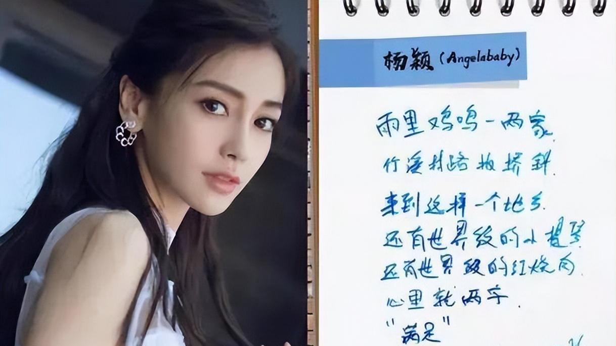 王一博|Angelababy字体成反面教材，网友解释：接受西方教育才写不好汉字