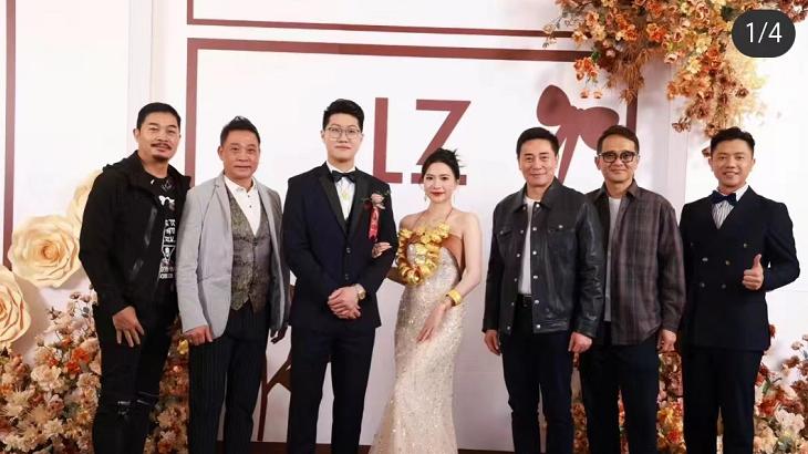 TVB|4位港星在东莞参加婚宴，喝到脸红太尽兴，新娘戴满金器显阔气