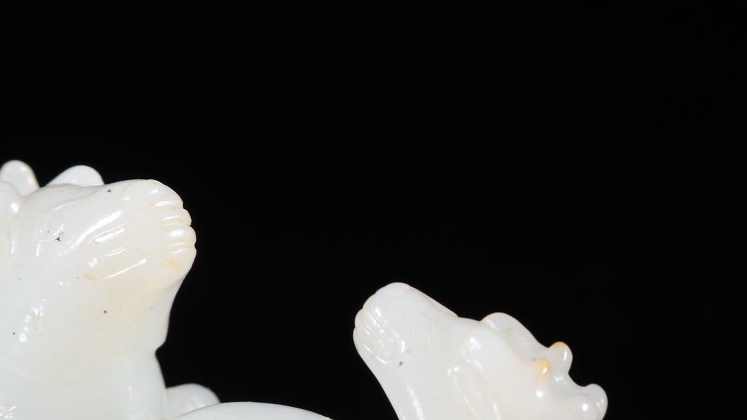 |旧藏【和田玉 羊羊如意 摆件】