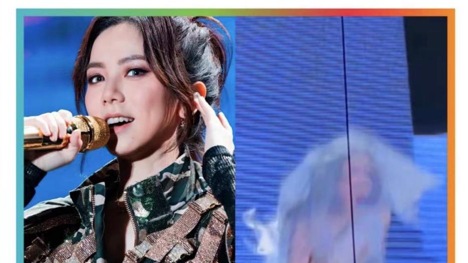 邓紫棋演唱会翻车穿婚纱如走光，现场摔倒、痛哭，状况不断