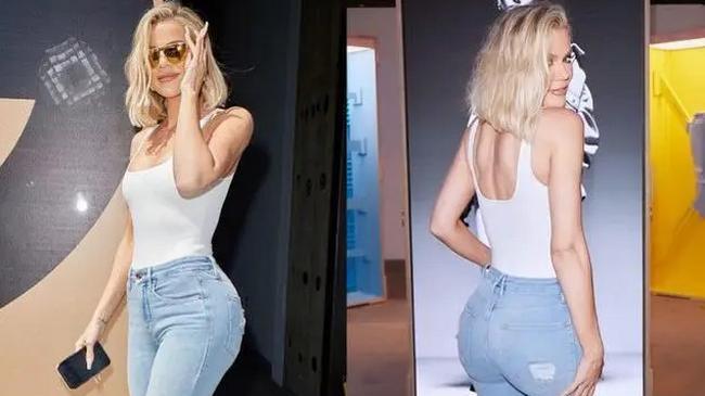 金·卡戴珊|卡戴珊取出填充物！身材对比图，S曲线不夸张，臀部缩水后变美