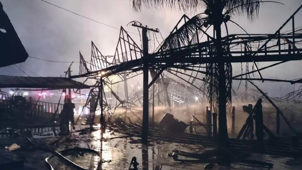 旅游资讯|芭提雅水上市场因火灾损失7千万泰铢，但仍将于周二重新开放