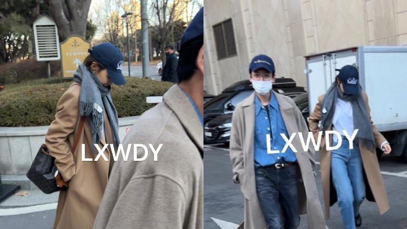 |教科书等级情侣穿搭！郑敬淏、秀英「教科书」情侣装现身街头