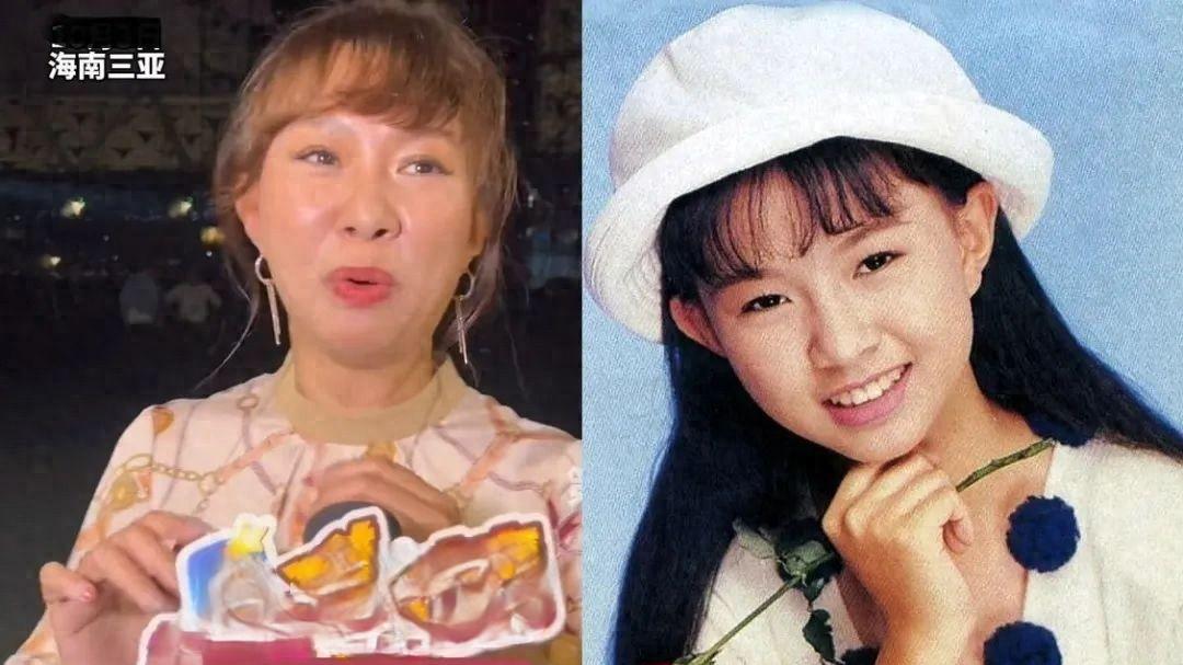 42岁卓依婷罕见露脸现身三亚，与她曾经的模样相比，简直判若两人