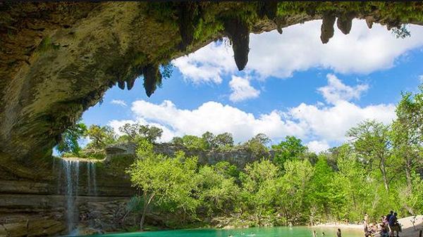 德克萨斯州|最美丽的，天然泳池，汉密尔顿池