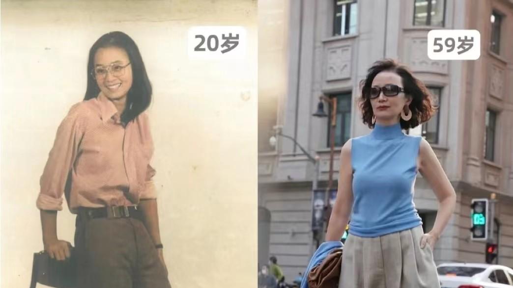 发型 印证女人优雅老去的，除了越来越短的发型，还有越来越松弛的打扮