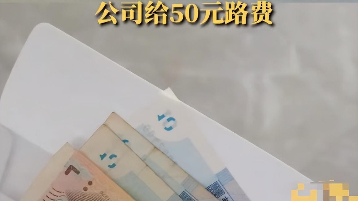 女生参加面试获得50元路费，打工人莫名感动，被当成人的感觉真好