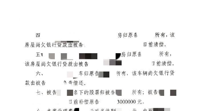 离婚律师梁聪团队亲办：客户提前委托我们介入努力，最终让对方负债净身出户
