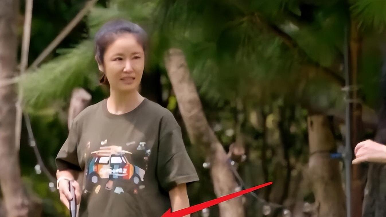 林心如|47岁林心如老到认不出！穿宽松T恤显苍老，素颜出镜似寻常大婶