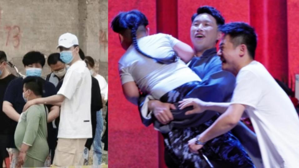 郭德纲|郭德纲妻子带娃应酬，8岁儿子身高体壮痴迷手机，胖到金镯卡手腕！