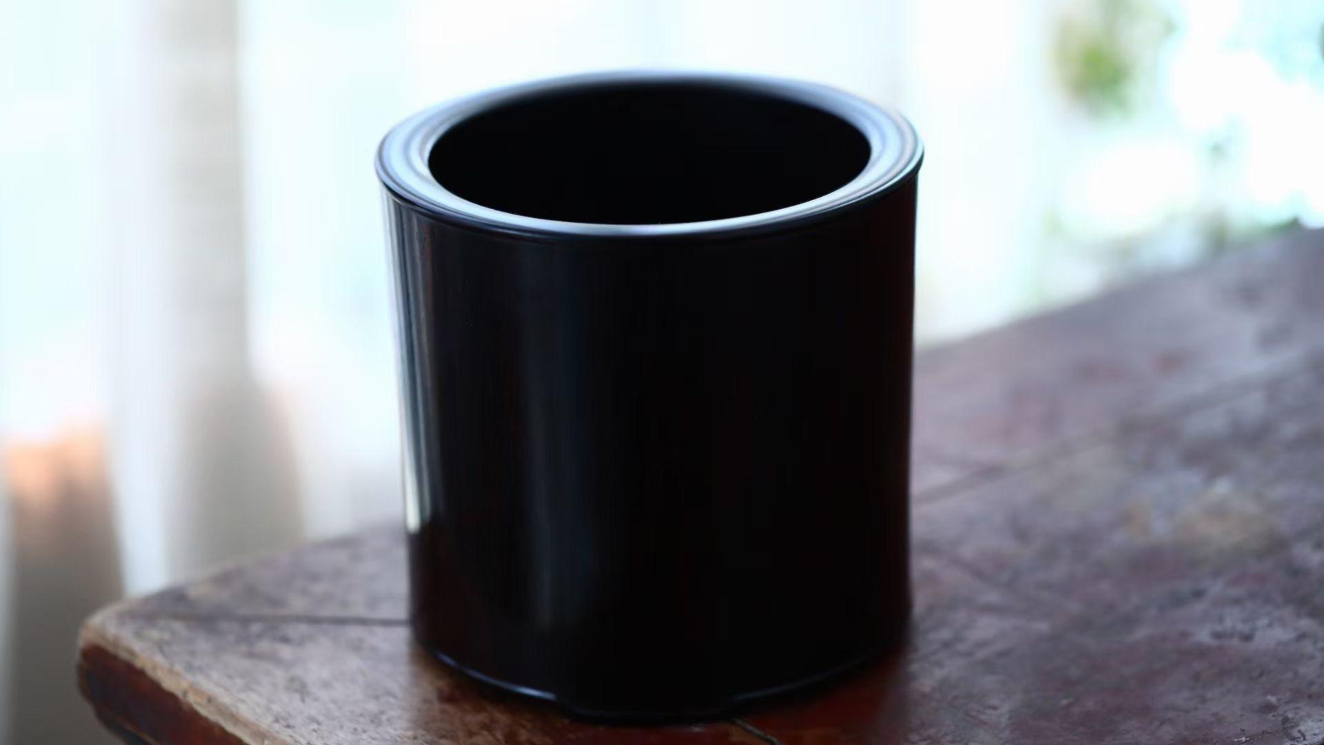 笔筒|古拙质朴，小叶紫檀，明式笔筒