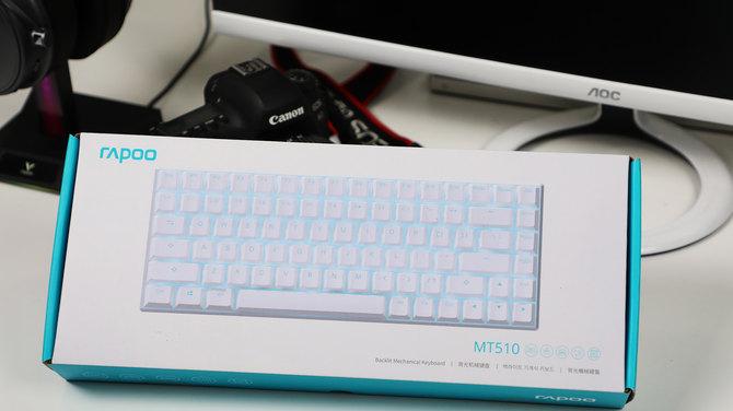 雷柏|冰蓝背光 自主线性快银轴 雷柏MT510有线背光84键机械键盘评测