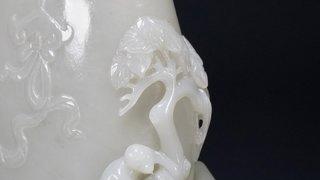 邮票|清代，和田玉福庆如意马上封侯盖瓶