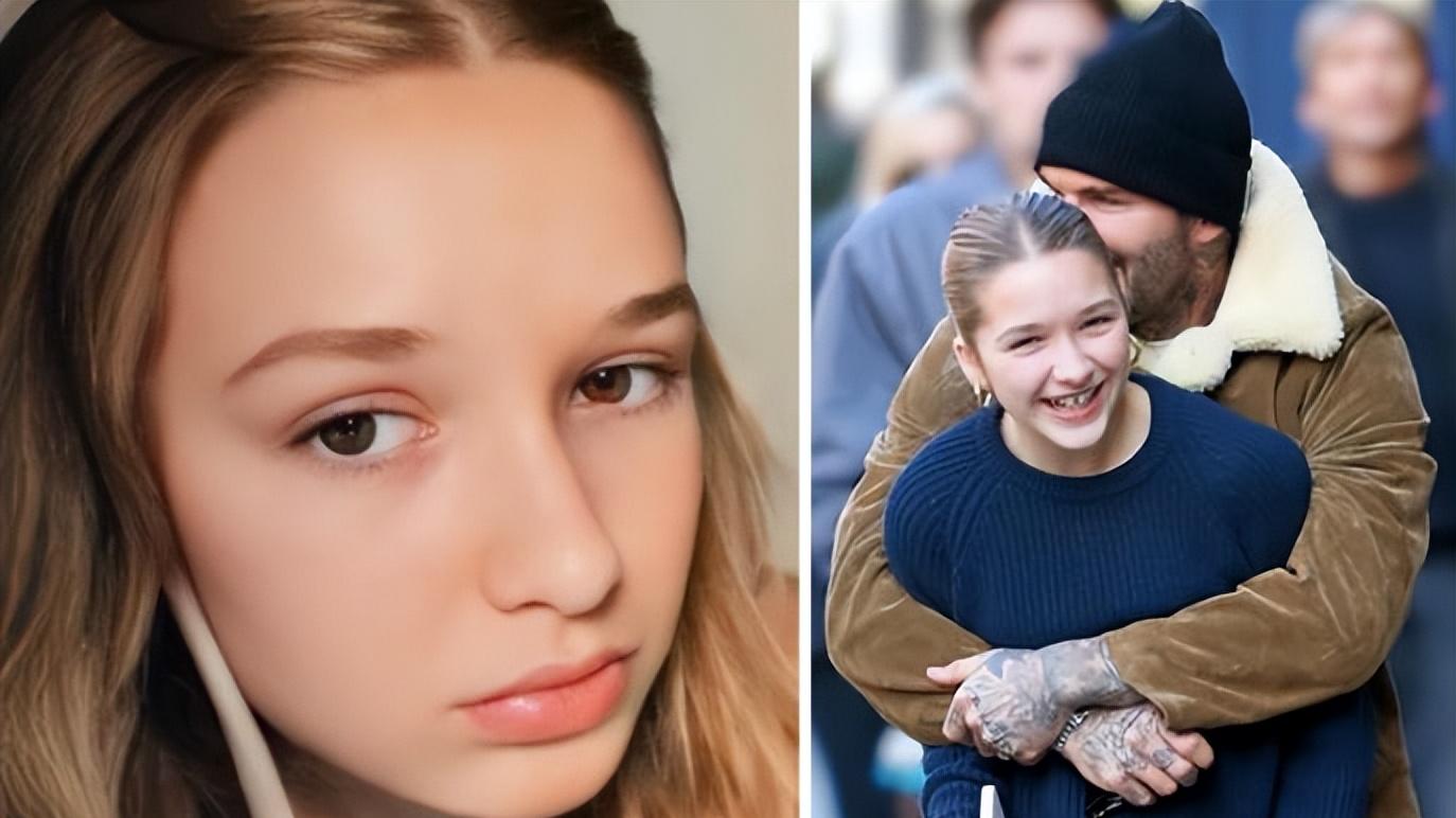 贝克汉姆小女儿晒自拍照，与大嫂妮可拉比美，都是顶级白富美！