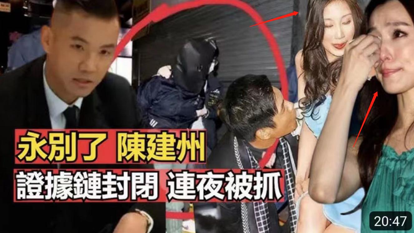港媒曝陈建州连夜被带走，7人供词证据链封闭，小S拿亲女儿挡枪