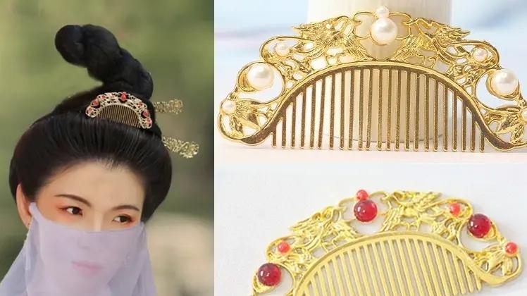 发型 \唐朝时尚：盛世华服、精致妆容与珠宝饰品\