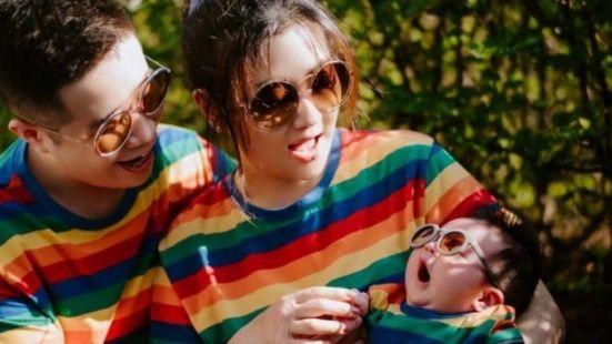 离异下嫁也幸福！任家萱首晒儿子，花痴儿子高颜值，老公长相被吐槽