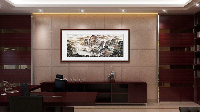 招聘|高档装饰画：办公室挂山水 名家赵洪霞作品