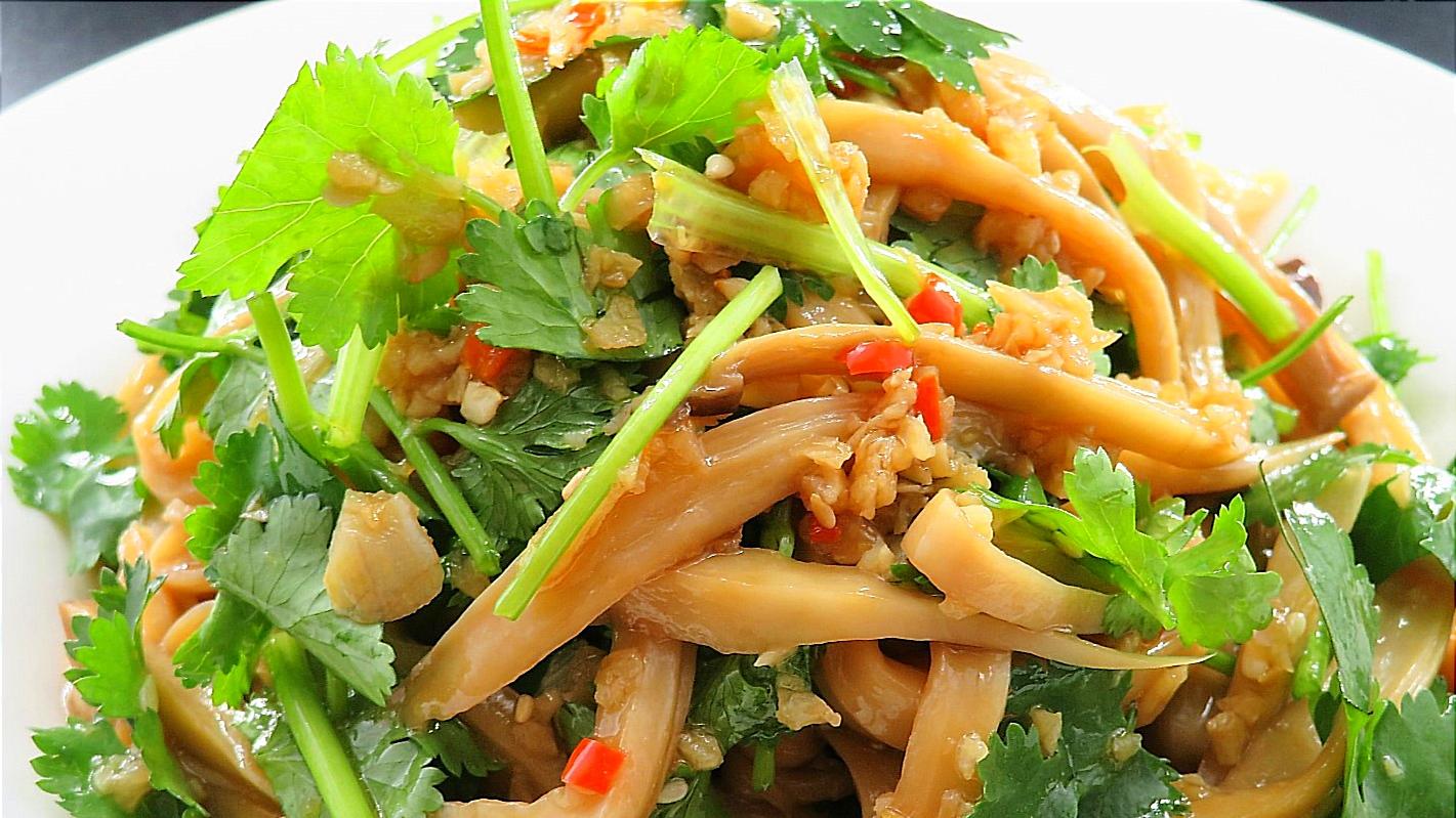 杏鲍菇|越吃越瘦的一道菜，三元拌一大盘，晚餐坚持吃它，瘦腰细腿平肚子