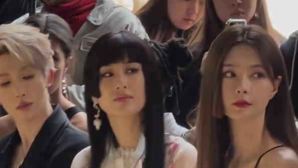 沈梦辰|沈梦辰和杨紫琼黄圣依同排看秀，不会用英语交流，演员李梦遭冷落