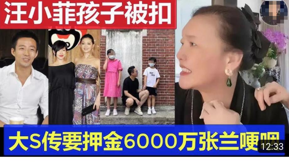 台媒曝汪小菲接娃生变，大s要6000w欲控麻六记，张兰无奈拒娃归