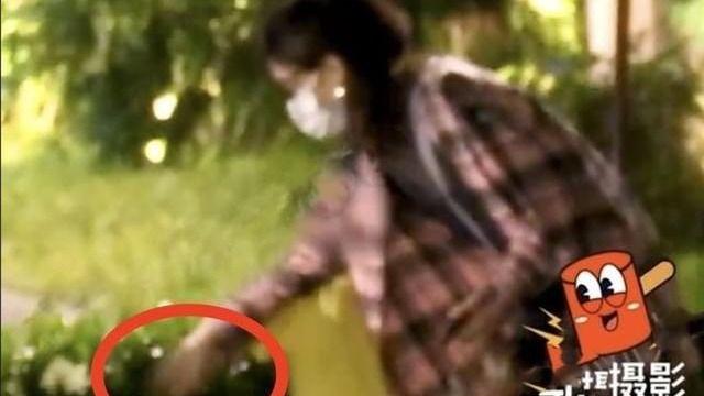 赵丽颖|赵丽颖带儿子出游，为儿子6年不换手机，4岁想想坐婴儿车引争议