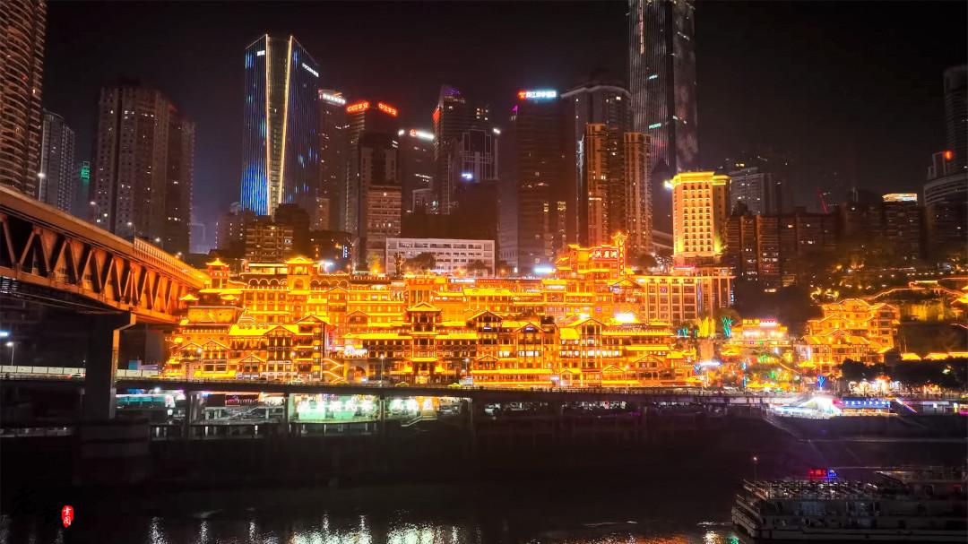 银滩|重庆夜景有多美，航拍九图给大家瞅瞅，有立刻出发的冲动吗？