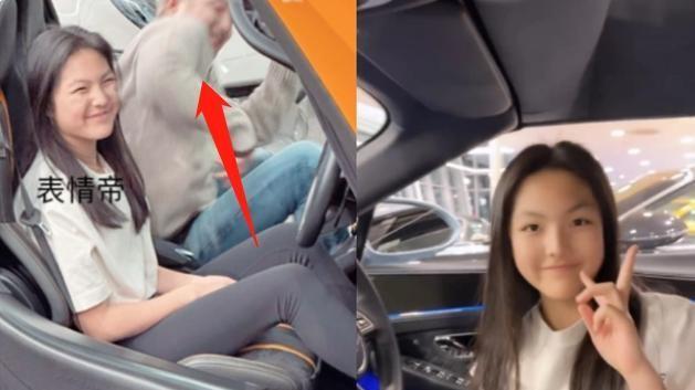 王诗龄|13岁王诗龄英国开敞篷跑车，载神秘男子笑眯眼，网友：民风真开放！