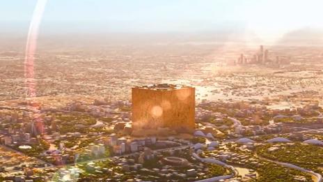沙特阿拉伯|土立方！沙特土豪要造巨型科幻建筑！
