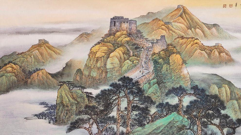 山水画|叶大隐山水画 极具收藏价值的当代艺术佳作