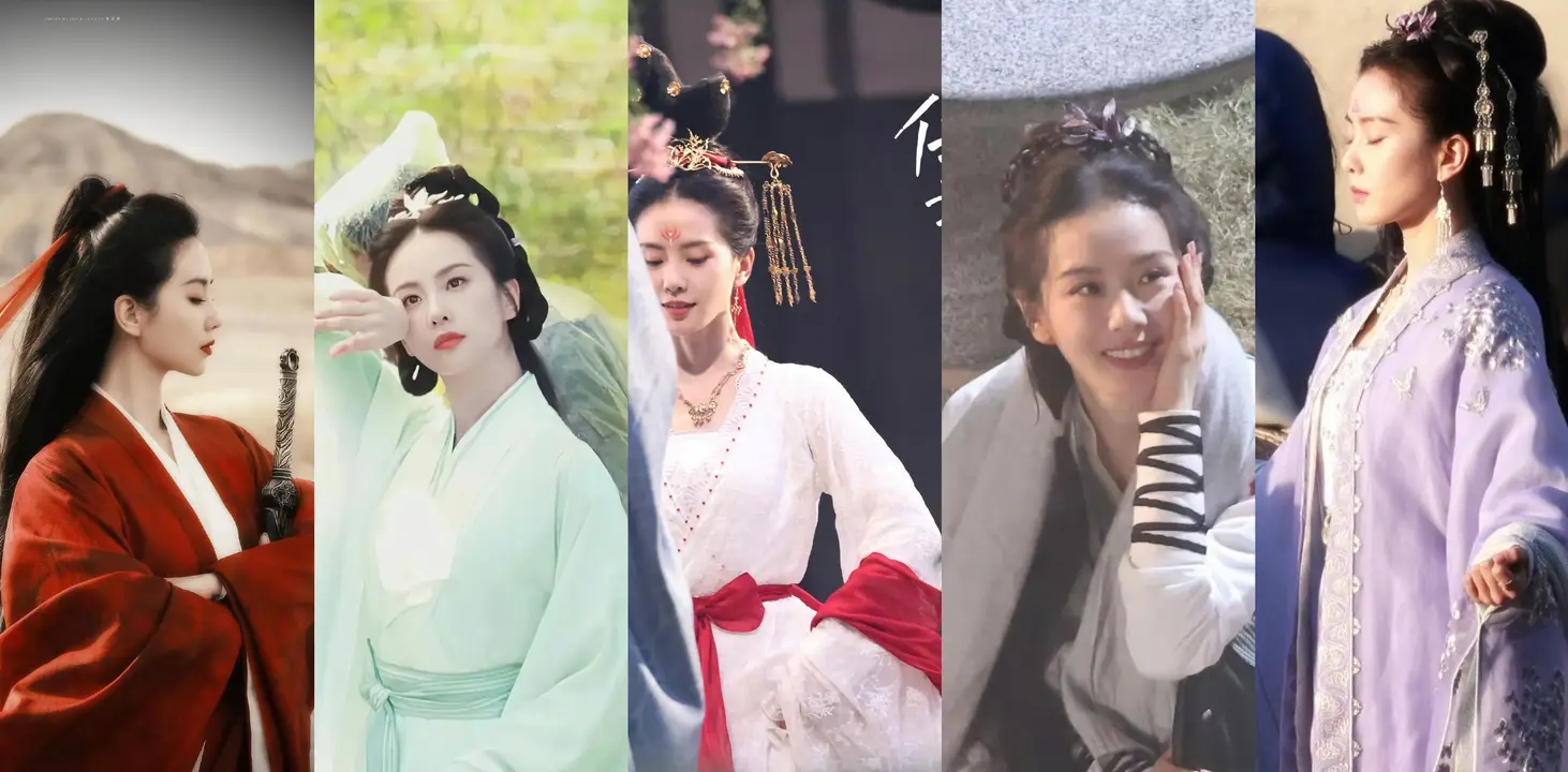 85花人均一部古偶，为啥只有唐嫣的造型运最差？