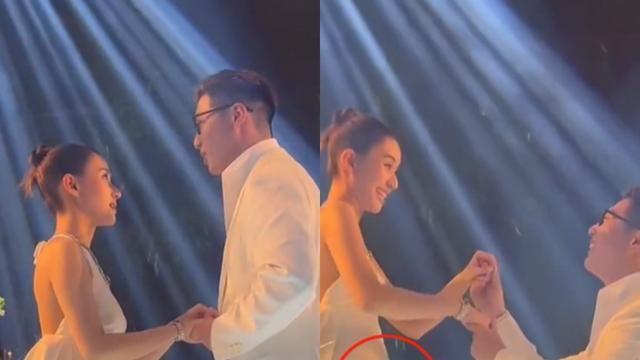 何超莲|奉子成婚？何超莲婚礼小腹凸起照流出，生一个能得9位数家族奖励