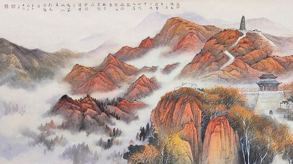 山水画|山水画收藏：当代名家叶大隐作品