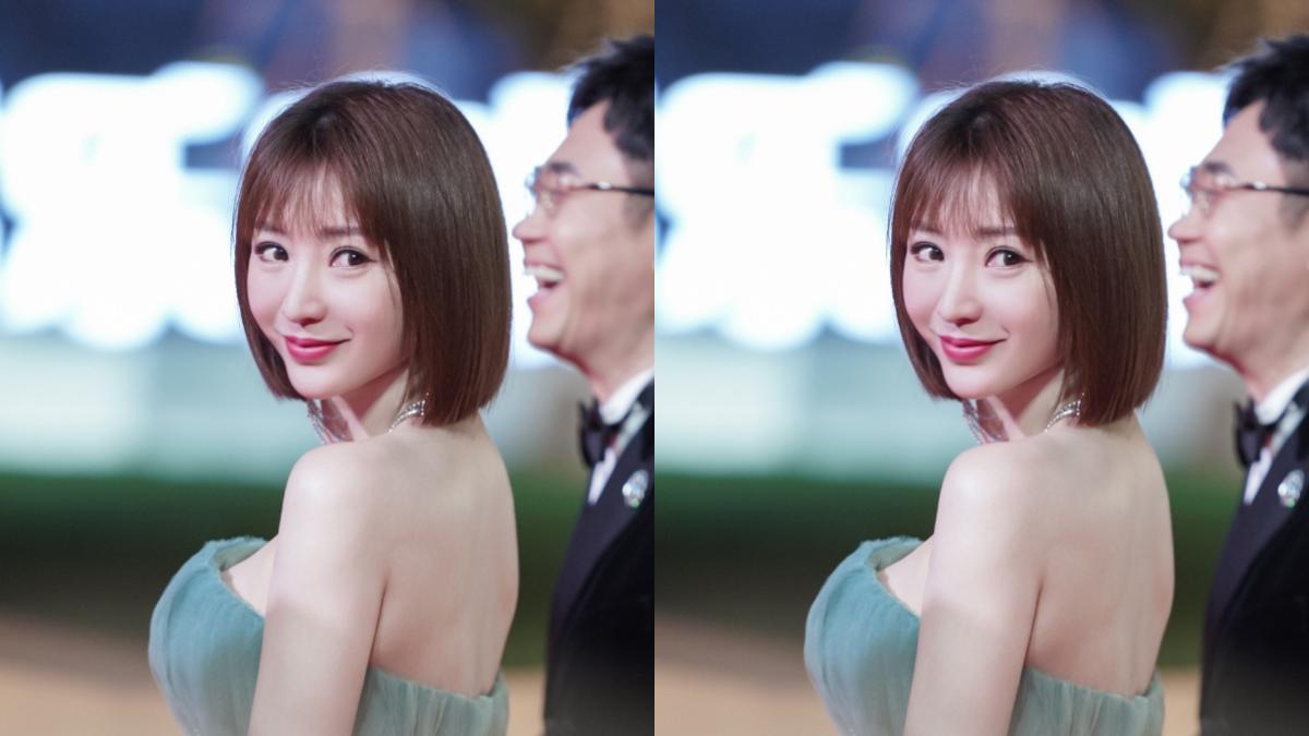 柳岩最新写真大片，无袖紧身裙为她增添独特魅力，女人味十足