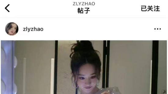 赵丽颖|赵丽颖开通ins账号：晒自拍照打招呼，对镜自拍好可爱！