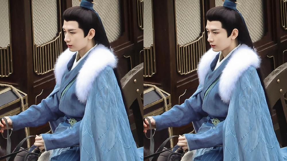 成毅|《英雄志》成毅雪中白衣造型，李一桐披发路透，郑业成骑马好帅！