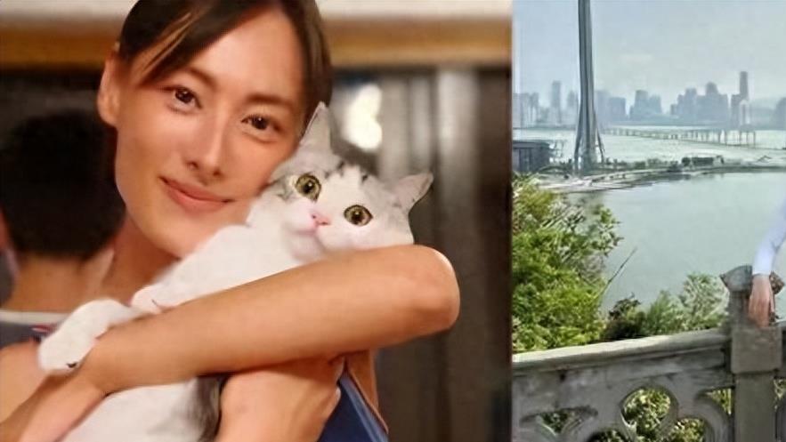 梁洛施国庆带家人加拿大游玩，李长治首露面，身高已和妈妈持平了！