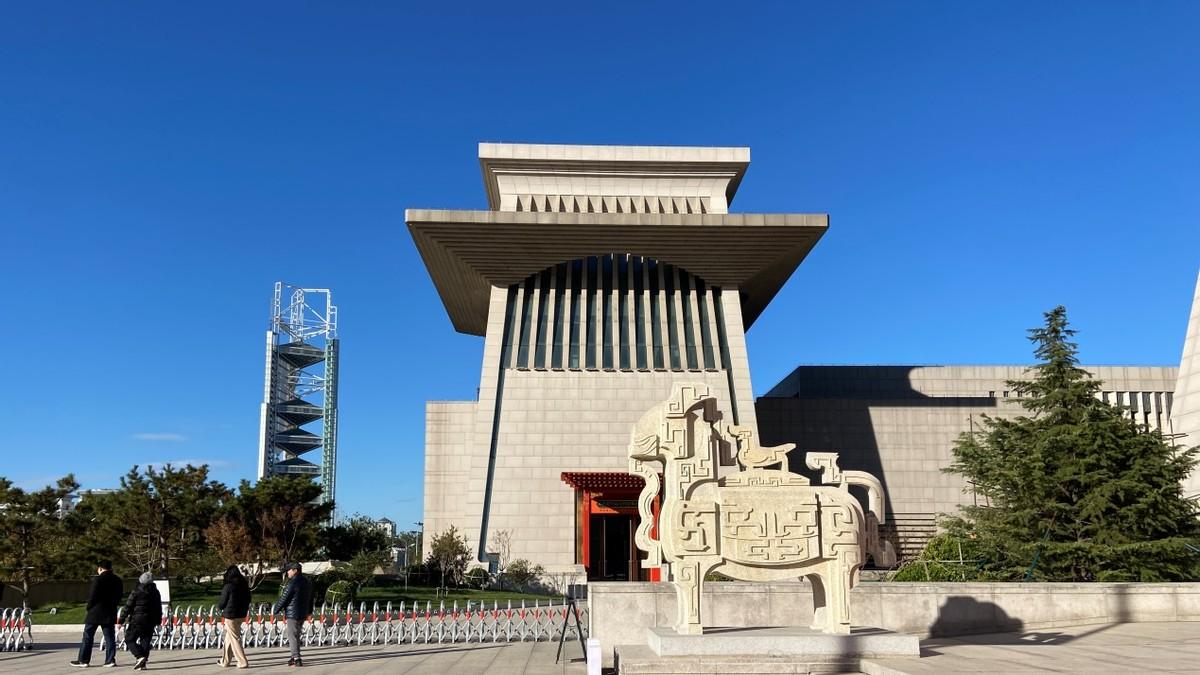 考古博物馆：西周“天马神驹”迎宾