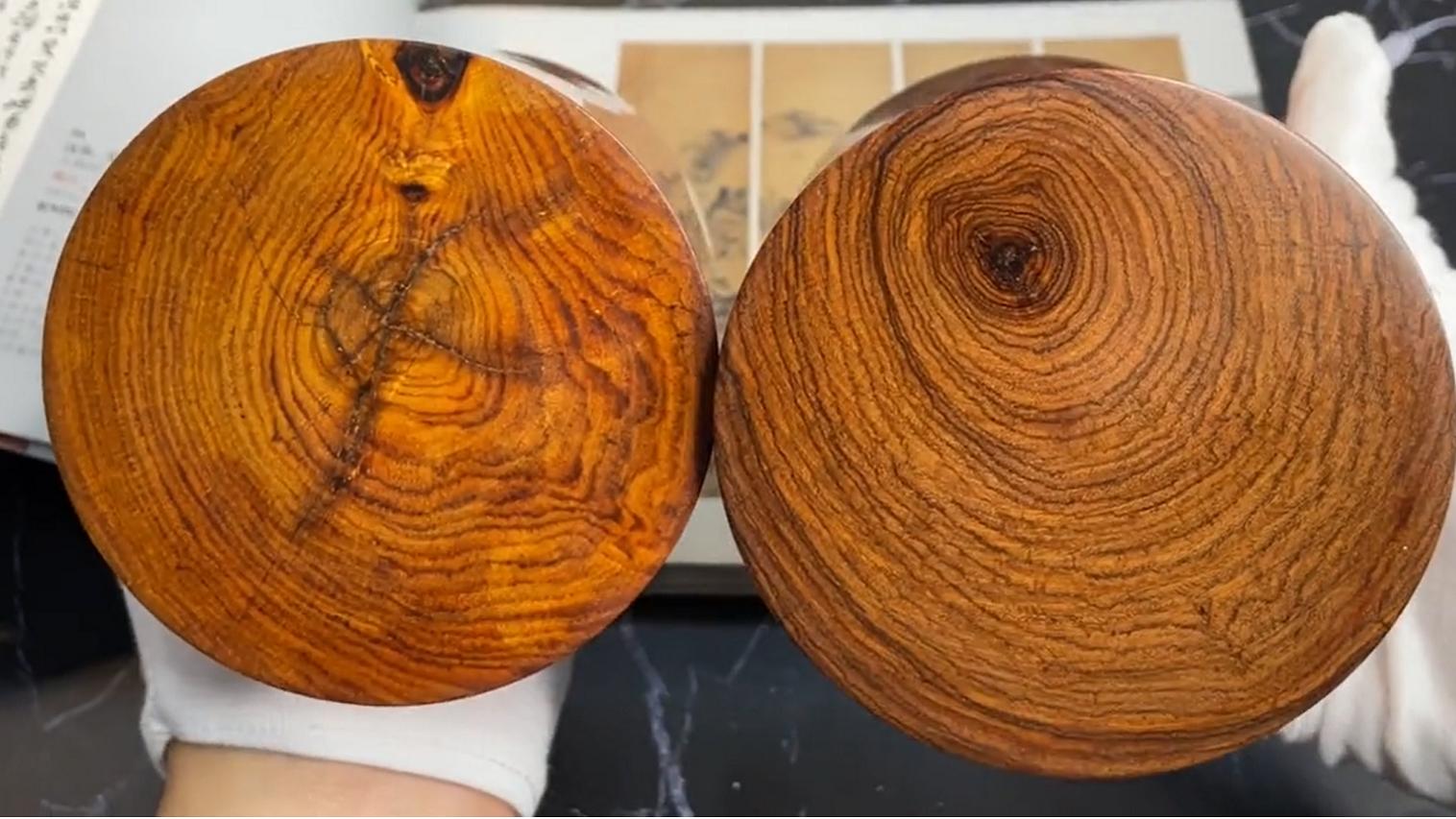 古董|底色，纹理，棕眼，区分海黄与越黄的三大要素