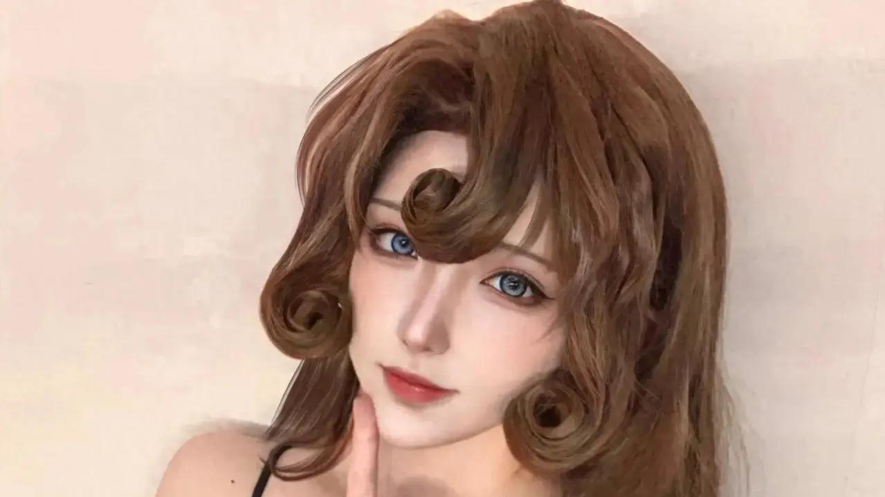 名侦探柯南cos：小兰神还原，发型尖角没了，有希子太美了