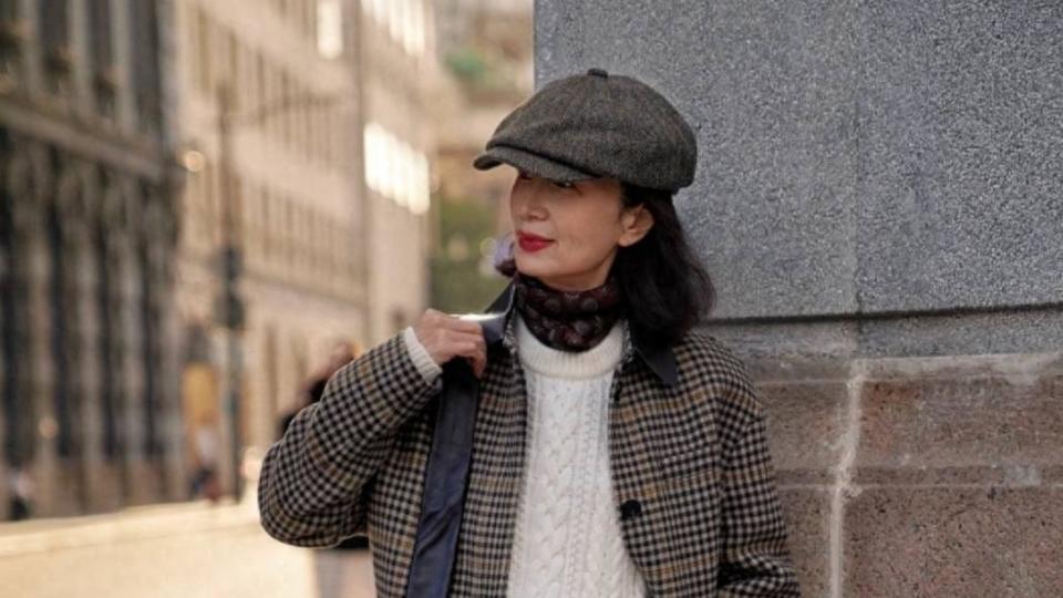 50+女人请看“三木妈妈”穿搭：不留长发、不穿花衣，也没大妈感