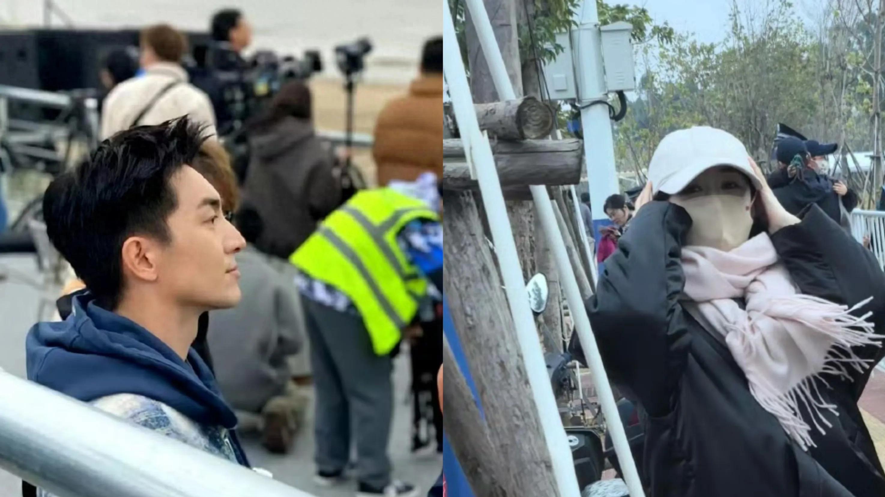 天呐！赵丽颖带儿子看烟花，林更新居然也在现场，我磕到真的了？