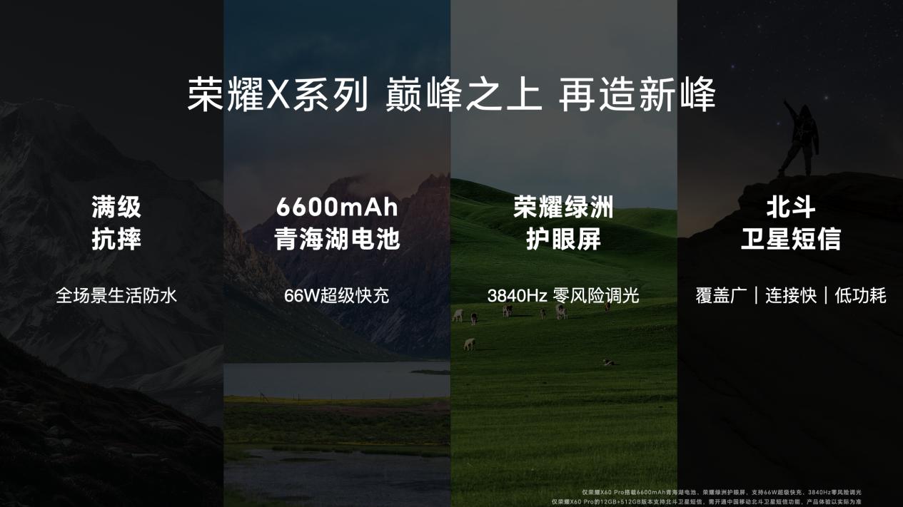 荣耀X60系列震撼发布：旗舰加持，卫星通信、绿洲护眼屏齐亮相