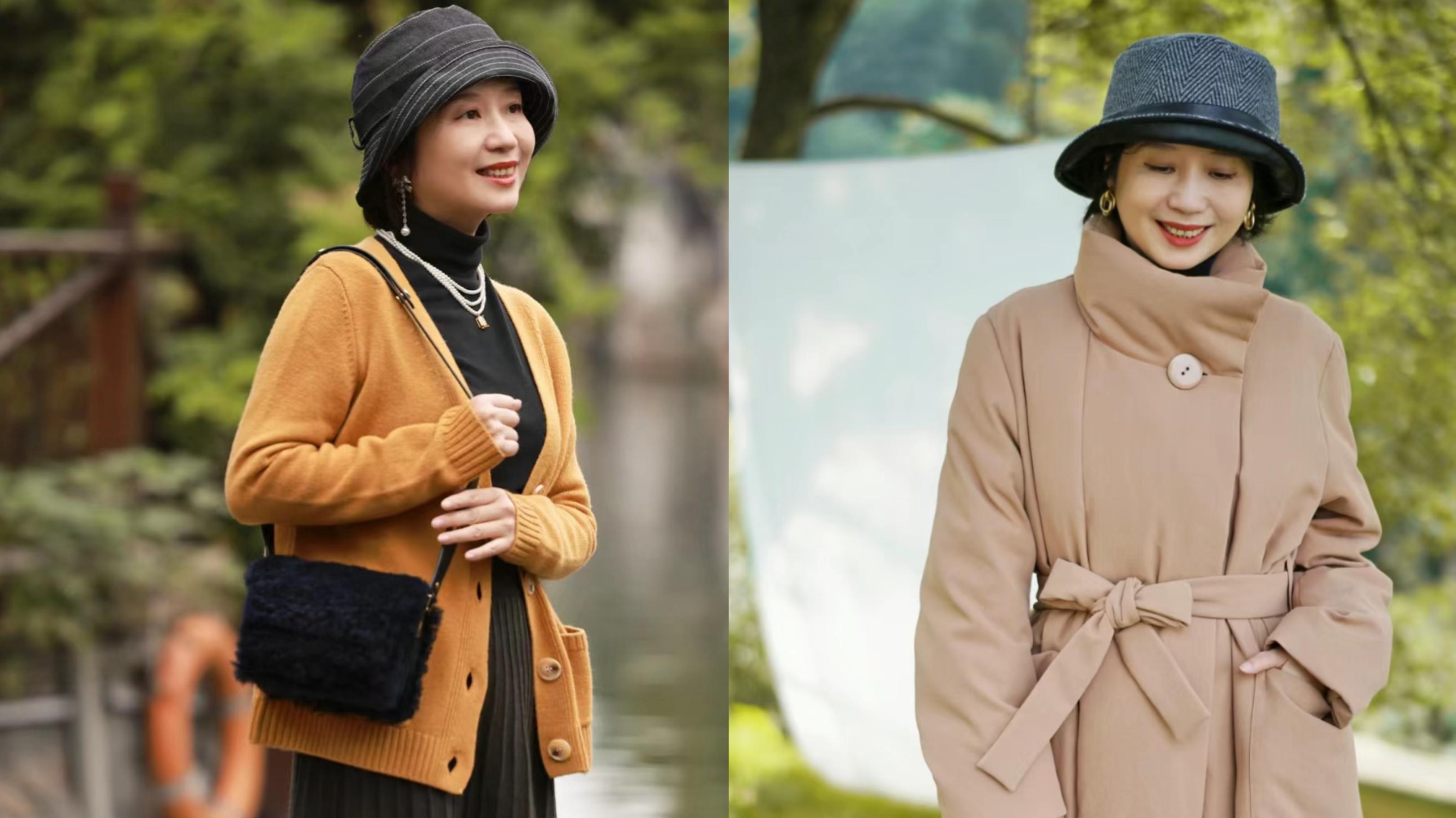 这是我见过最有气质的妈妈：50岁头发微卷却洋气，穿衣更温柔贵气