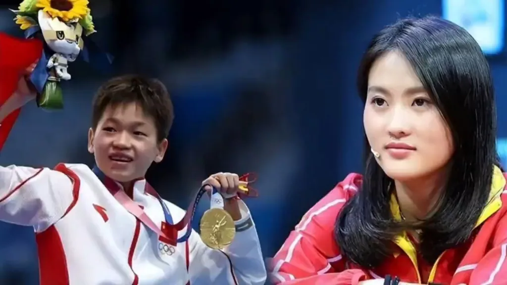 全红婵在社交上还是个孩子！吴奇隆索要签名被拒绝，全靠陈若琳机智化解