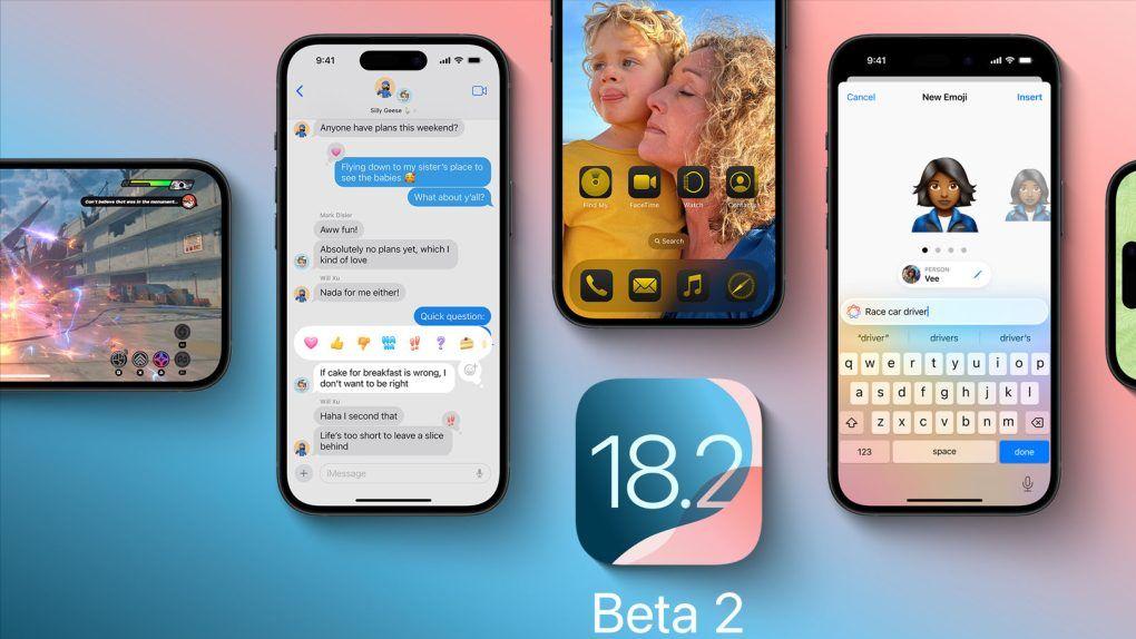 苹果发布的iOS18.2beta2，支持所有机型升级
