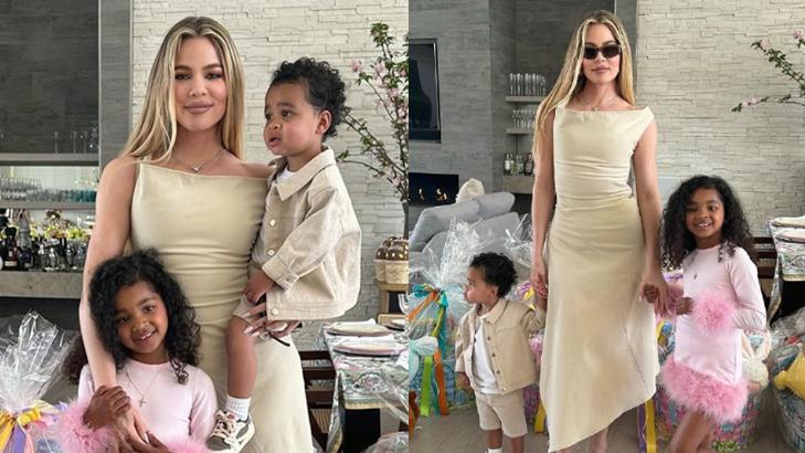 卡戴珊三姐近照，1家3口合影！40岁依然单身，2任NBA前夫想复婚